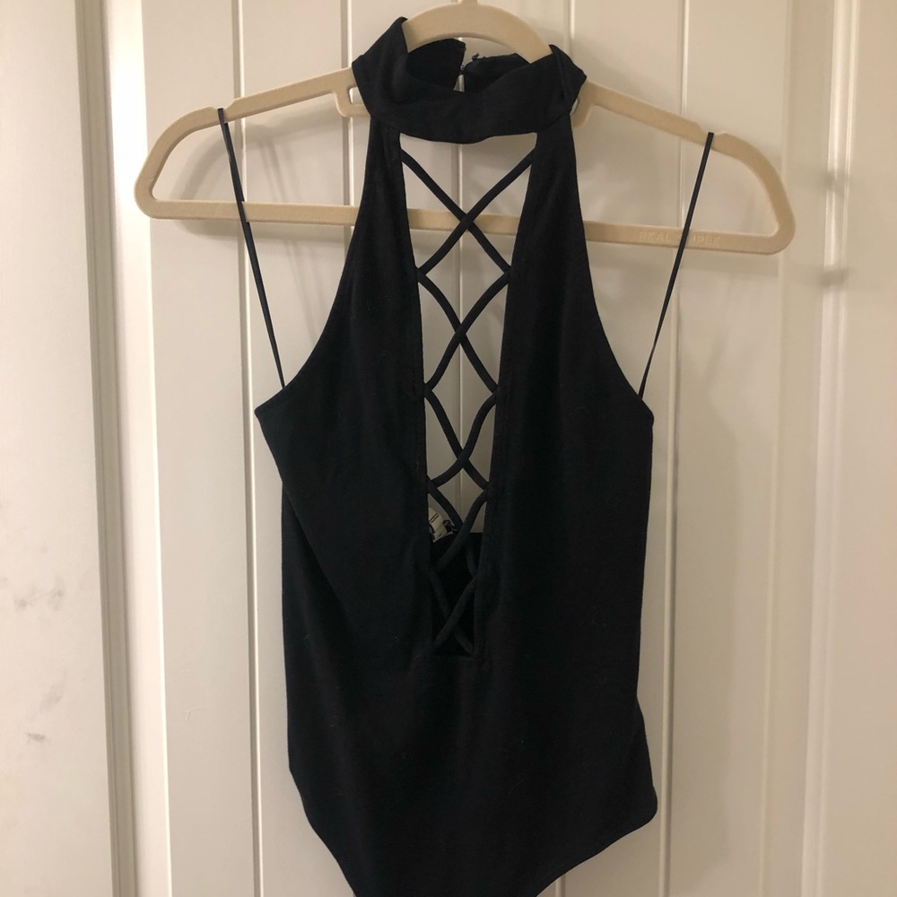 Black express bodysuit